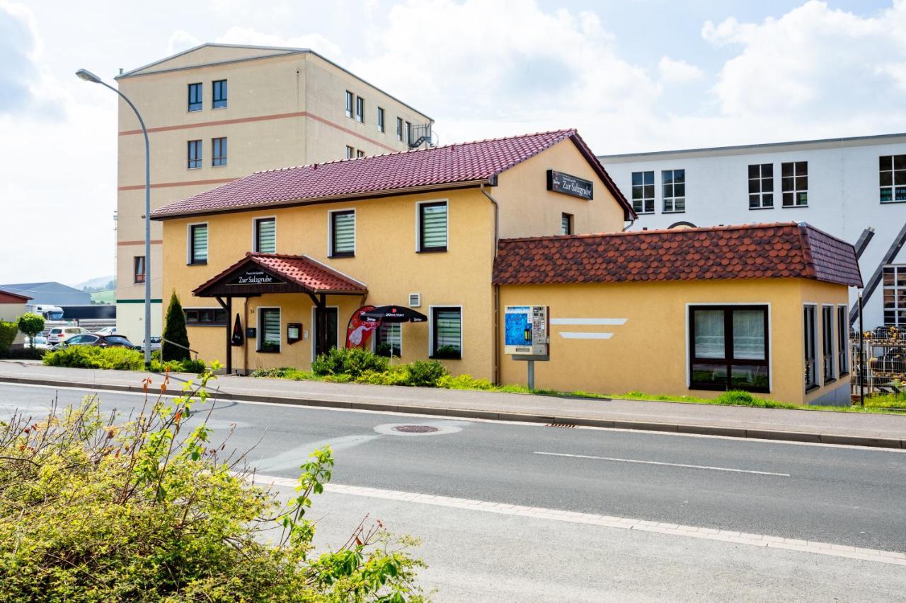 Pension&Gaststätte Zur Salzgrube Sondershausen Exterior foto